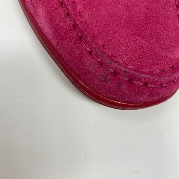 tod's suede slip on loafers moccasins - Picture 5 of 9